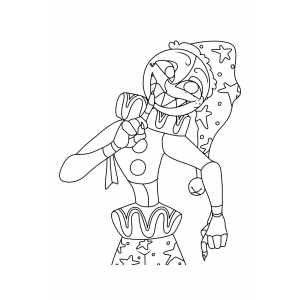 Animatrônico Lunar: Hora de Colorir!