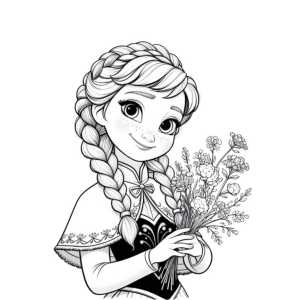 Anna e o Encanto das Flores Congeladas
