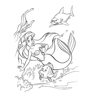 Ariel e Flounder: Aventura Subaquática
