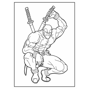 A Arte de Colorir Deadpool