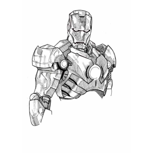 Arte Impressionante do Homem de Ferro