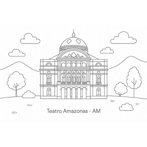 Arte Incrível do Teatro Amazonas