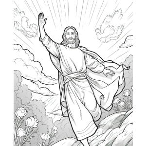 Ascensão de Jesus ao Céu em Cores