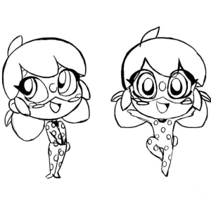 A Aventura Animada de Ladybug para Colorir