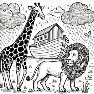 Aventura na Arca: Girafas e Leões