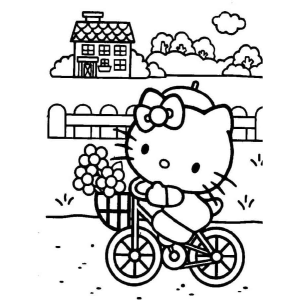 Aventura de Bicicleta com Hello Kitty