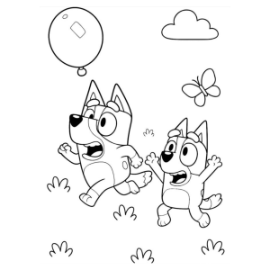 Aventura de Bluey e Bingo