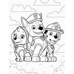 Aventura Canina: Hora de Colorir os Heróis Patudos!