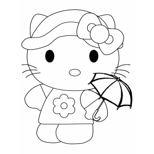 Aventura Chuvosa com Hello Kitty