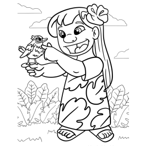 Aventura Colorida com Lilo no Paraíso