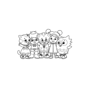 Aventura Colorida com Daniel Tigre e Amigos