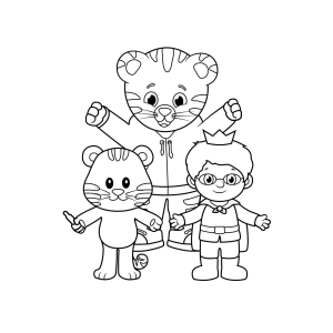 Aventura Colorida com Daniel Tigre e Amigos