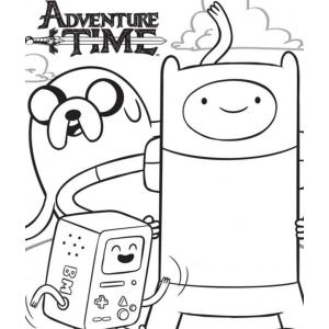 Aventura Colorida com Finn, Jake e BMO