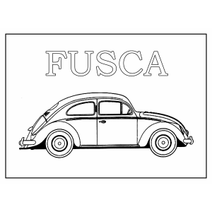 Aventura Colorida com o Clássico Fusca