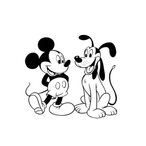 Aventura Colorida com Mickey e Pluto