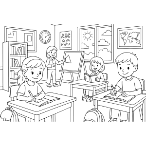 Aventura Colorida na Sala de Aula