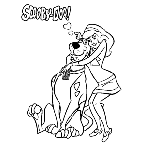 Aventura Colorida com Scooby-Doo e Daphne