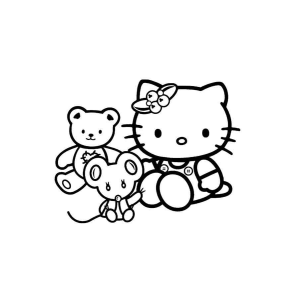 Aventura de Colorir com Hello Kitty e Amigos