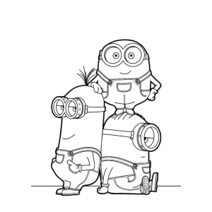 Aventura de Colorir com Minions Brincalhões