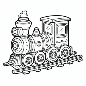 Aventura de Colorir: O Trem Encantado
