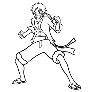 Aventura com Luffy em Ação