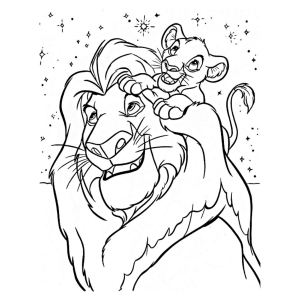 Aventura com Simba e Mufasa