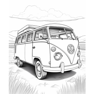 A Aventura Começa com a Clássica Kombi VW