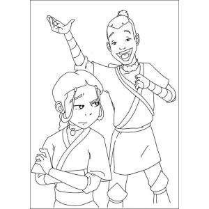 Aventura Cômica com Katara e Sokka