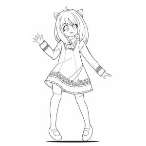 Aventura de Anya Forger: Pronta para Colorir