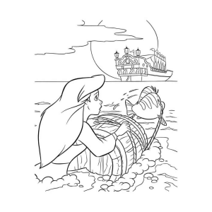 Aventura de Ariel no Mar