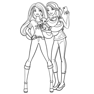 Aventura de Barbie e Sua Amiga