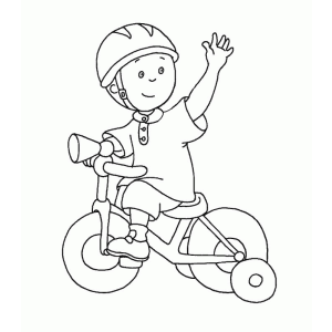 Aventura de Caillou na Bicicleta