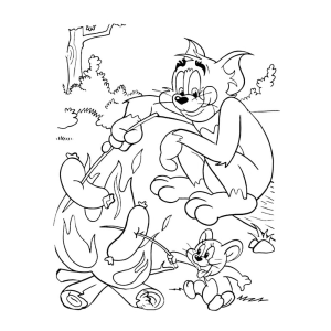 Aventura de Churrasco com Tom e Jerry