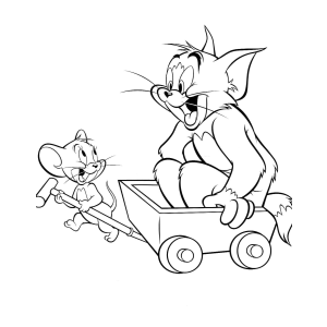 Aventura de Tom e Jerry no Carrinho