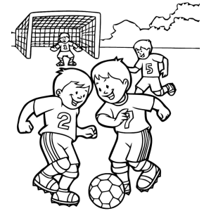 Aventura Divertida no Campo de Futebol