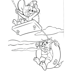 Aventura Divertida de Tom e Jerry nos Céus