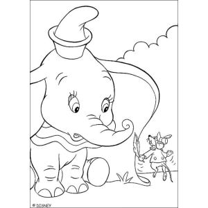 A Aventura Colorida de Dumbo e seu Amigo