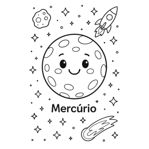 Aventura Espacial com Mercúrio Sorridente