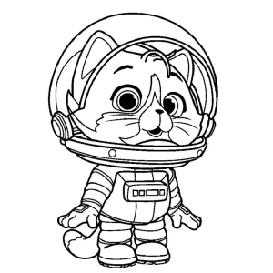 Aventura Espacial com o Gatinho Astronauta