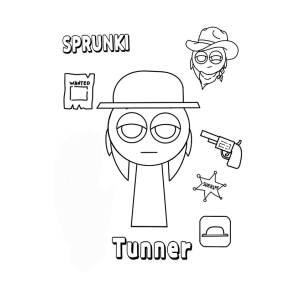 Aventura no Faroeste com Sprunki e Tunner