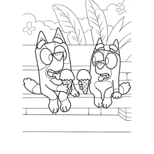 Aventura Gelada com Bluey e Bingo