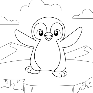 Aventura Gelada com Pinguim Adorável