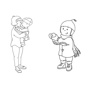 Aventura de Inverno com Caillou