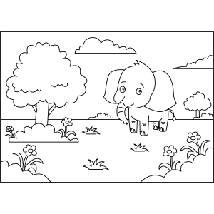 Aventura no Jardim com o Elefantinho