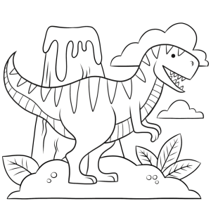 Aventura Jurássica: Dinossauro e Vulcão