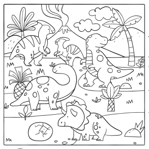 Aventura Jurássica: Dinossauros em Ação!