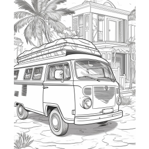 Aventura de Kombi ao Luar Tropical