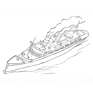 Aventura no Mar com um Navio a Vapor