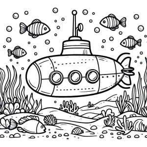 Aventura no Submarino do Fundo do Mar
