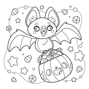 Aventura Noturna: O Morcego de Halloween